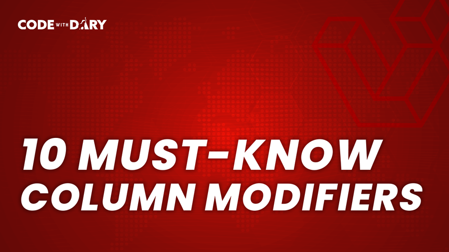 What's up developers and welcome back to a new blog post (it's been a while). Today, we're going to explore 10 column modifiers that you must know when working with Laravel migrations. These modifiers will help you customize and optimize your database columns to meet your specific requirements.
