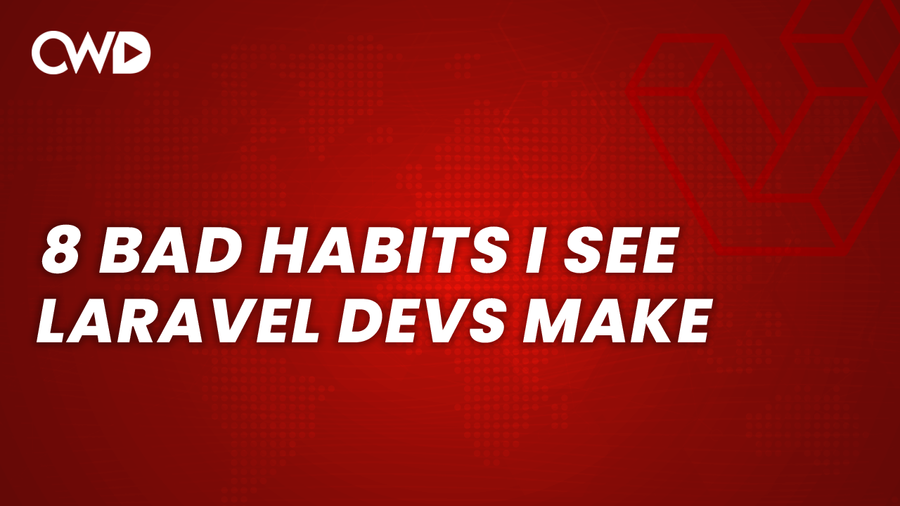 This blog post covers 8 common bad habits that Laravel developers often make and how to avoid them. The post covers best practices for writing cleaner, more maintainable, and more performant code, including separating validation logic from controllers, following the Single Responsibility Principle, using middlewares, testing code, using database migrations, using route model binding, following naming conventions, and using Eloquent properly. Whether you're new to Laravel or a seasoned developer, this post will help you improve your skills and write better code.